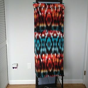 A.N.A Multi Color Skirt 1X NWOT